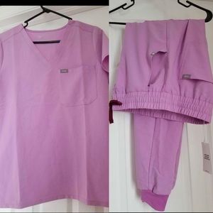 Figs High Waisted Dusk Scrub Set